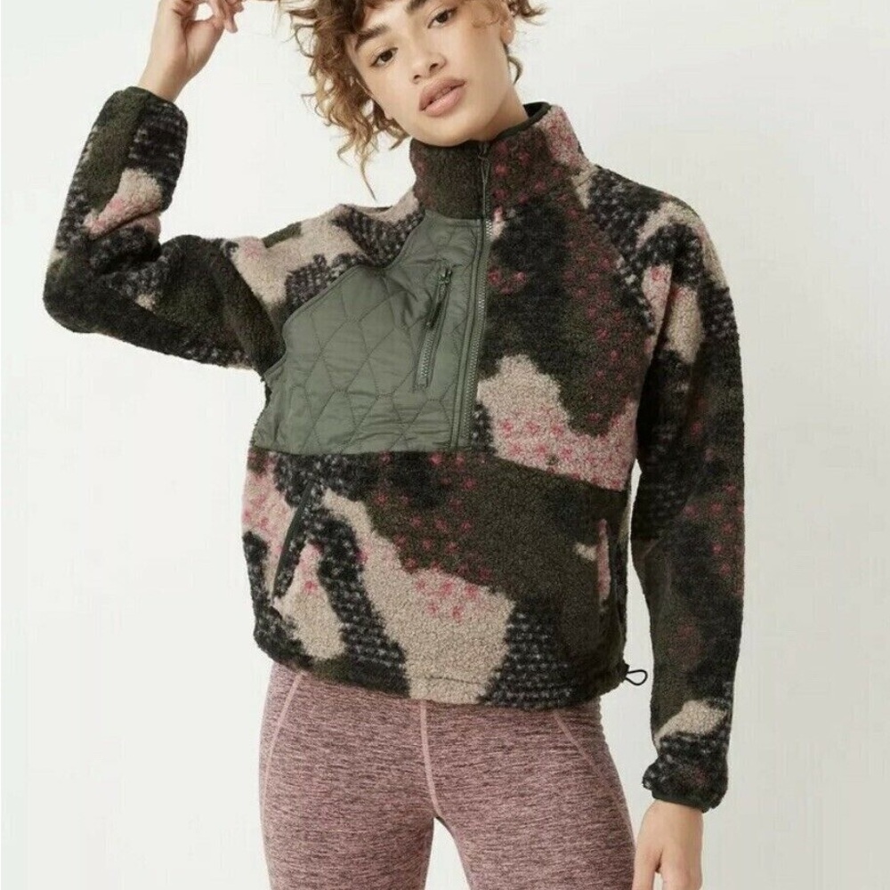JoyLab Camo Quarter Zip